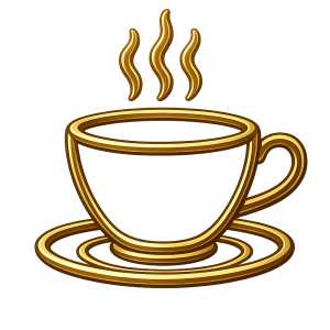 Simbolo di tazza dorata associato a un momento di confronto e analisi numerologica individuale.